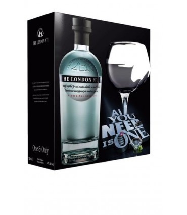 THE LONDON N°1 70CL/47% - GLASS GIFT PACK
